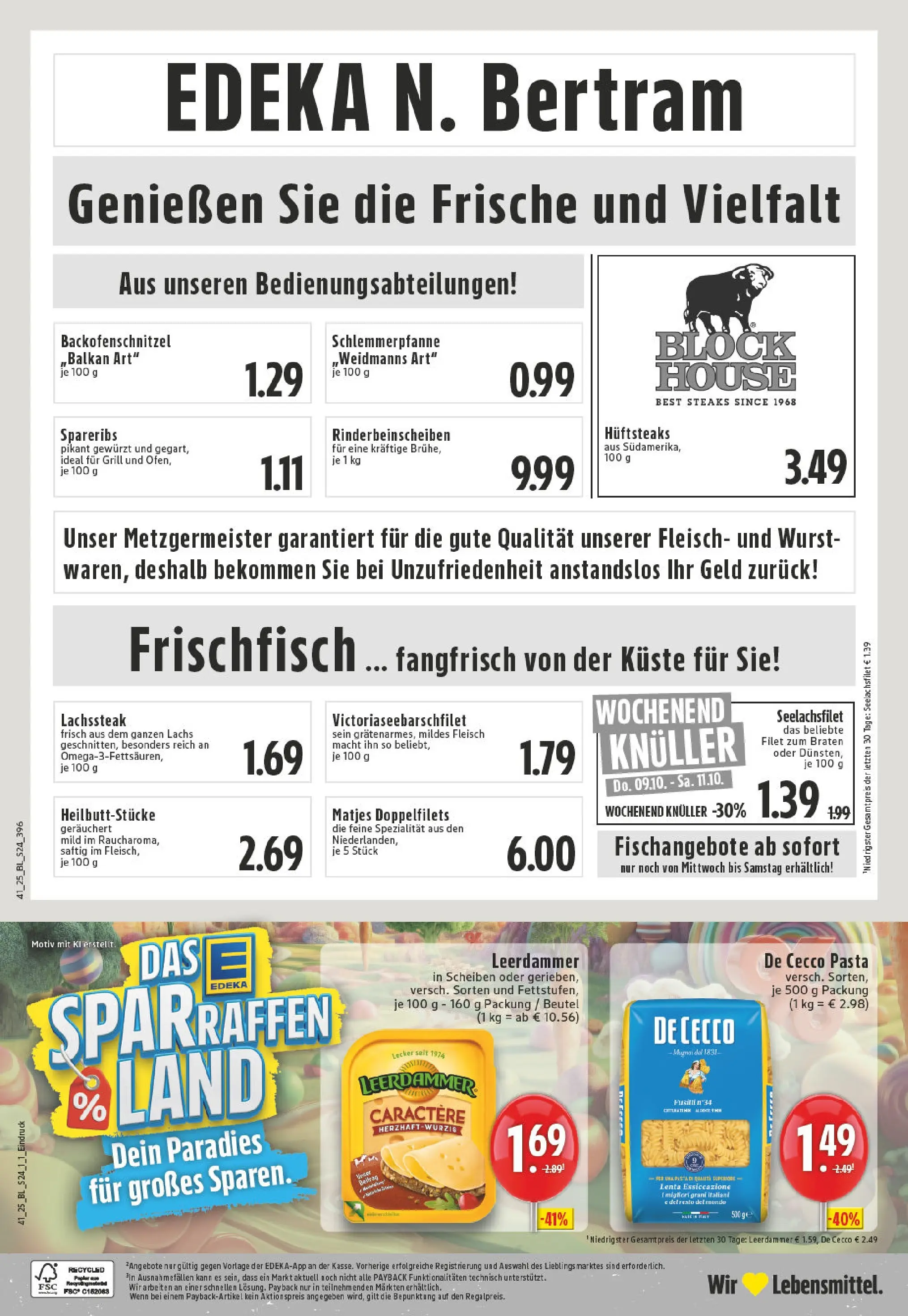 Edeka prospekt Witten	 (ab 06.10.2025) » Angebote Online | Seite: 24 | Produkte: Grill, Leerdammer, Wurst, Pasta