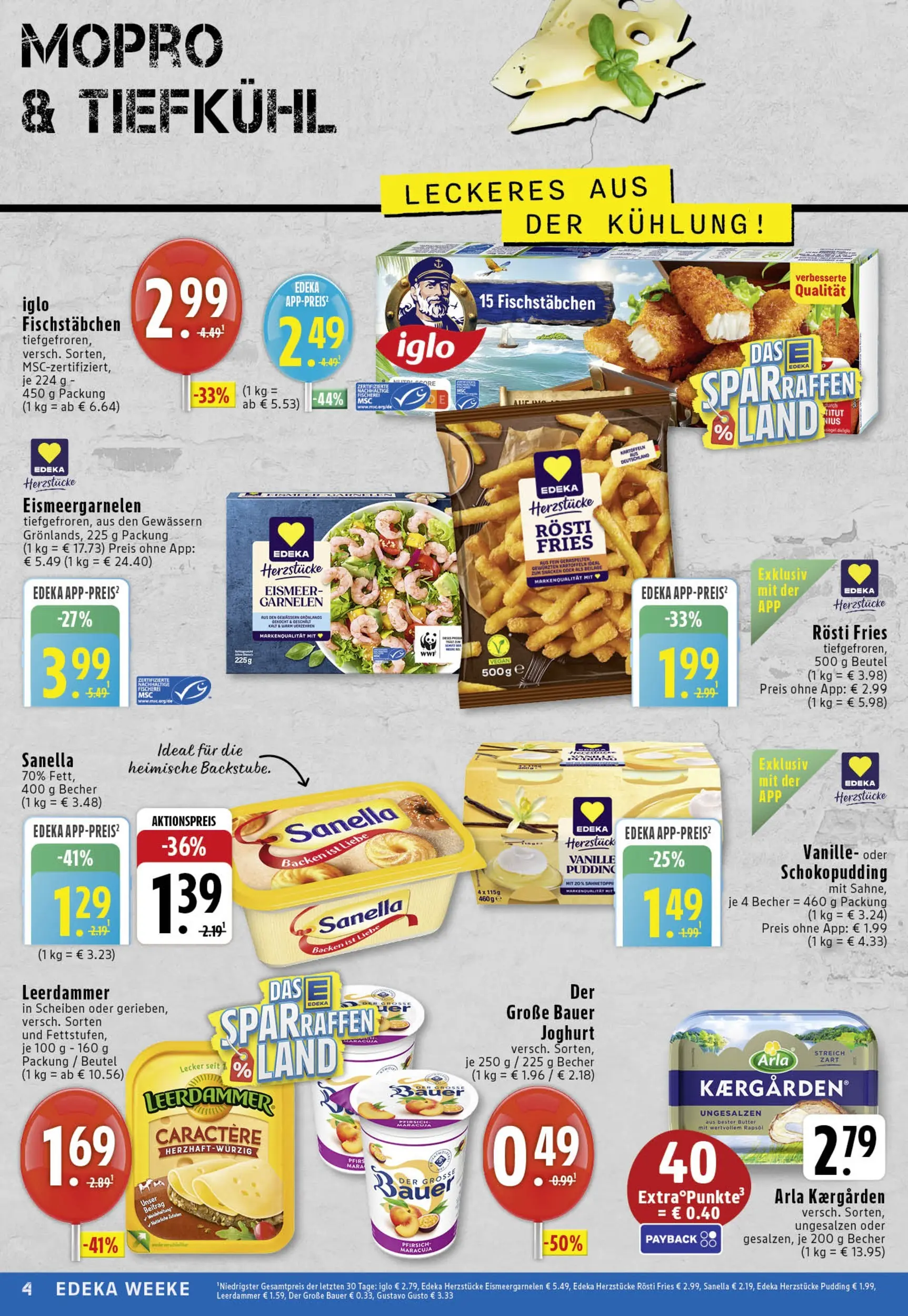 Edeka prospekt Köln	 (ab 06.10.2025) » Angebote Online | Seite: 4 | Produkte: Gustavo gusto, Butter, Pudding, Kartoffeln