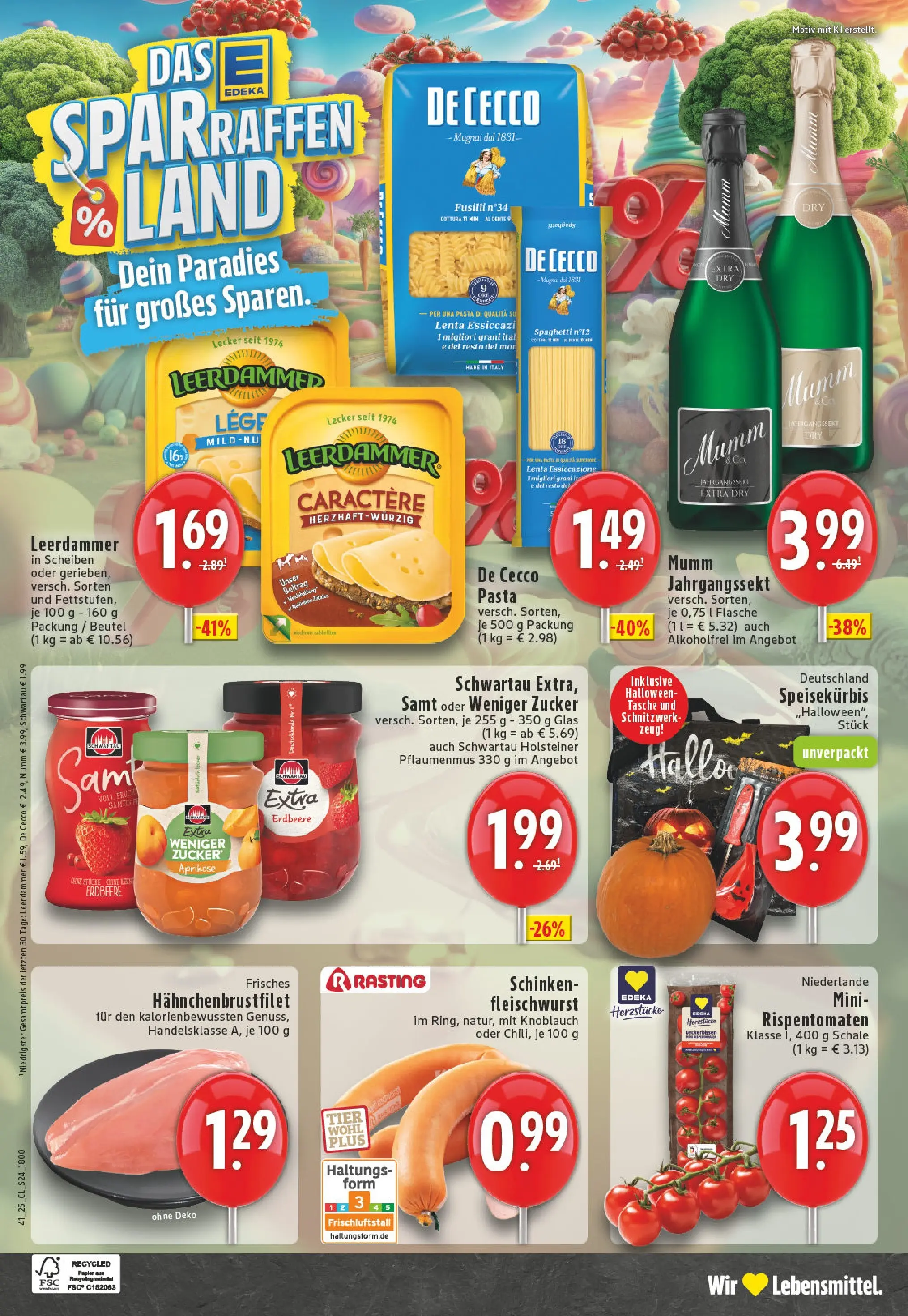 Edeka prospekt Borgholzhausen	 (ab 06.10.2025) » Angebote Online | Seite: 24 | Produkte: Tasche, Zucker, Knoblauch, Pasta