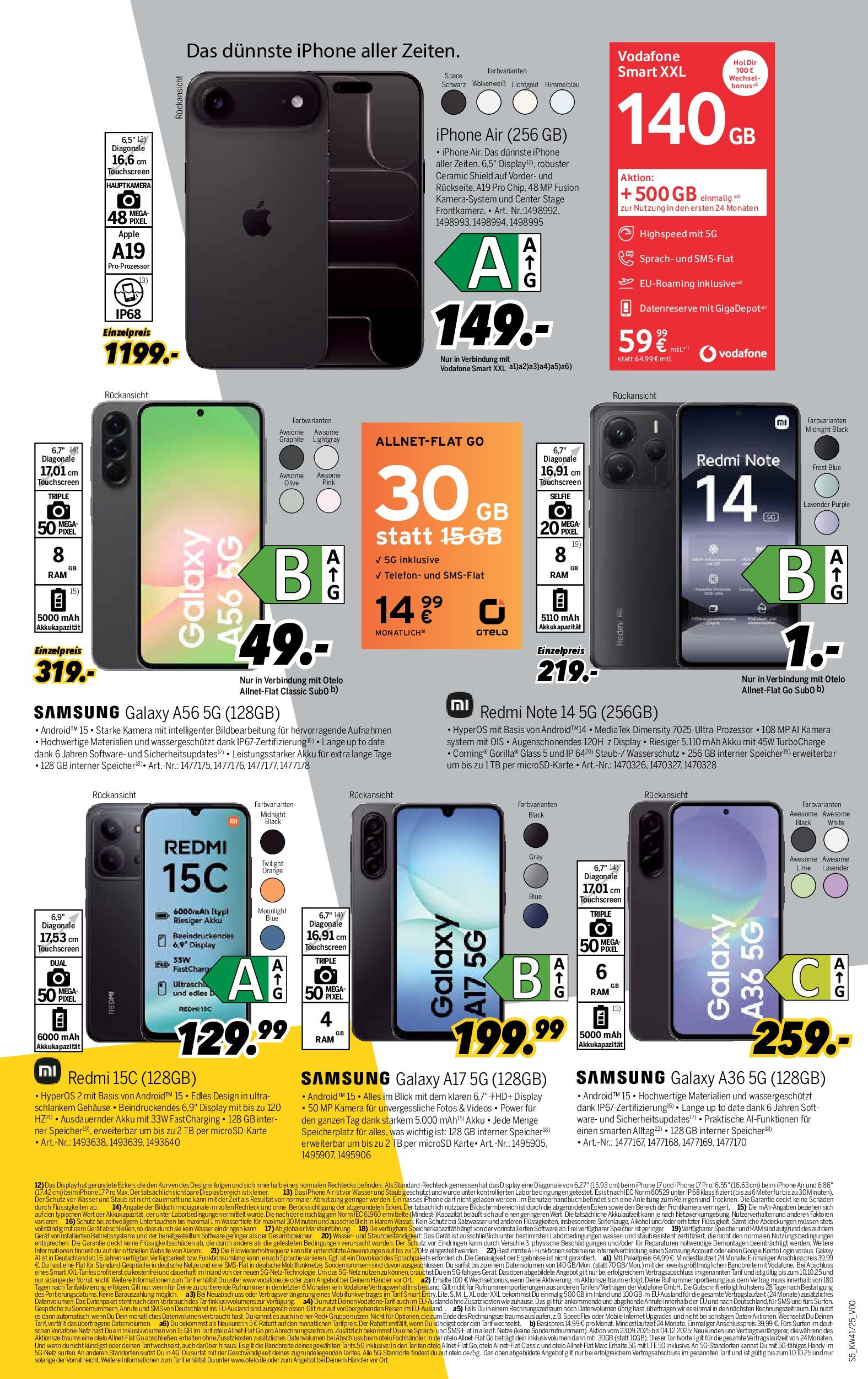Medimax Prospekt 	 (ab 03.10.2025) zum Blättern | Seite: 5 | Produkte: Samsung, Iphone, Wasser, Telefon