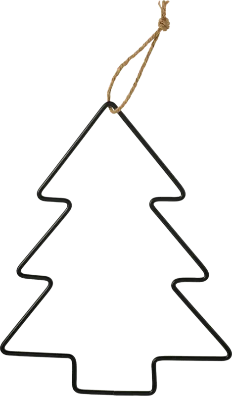 Dekorieren & Einrichten Metallfigur Baum (25 cm), schwarz