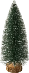 Dekorieren & Einrichten Drahttannenbaum beschneit (23 cm), gr&uuml;n