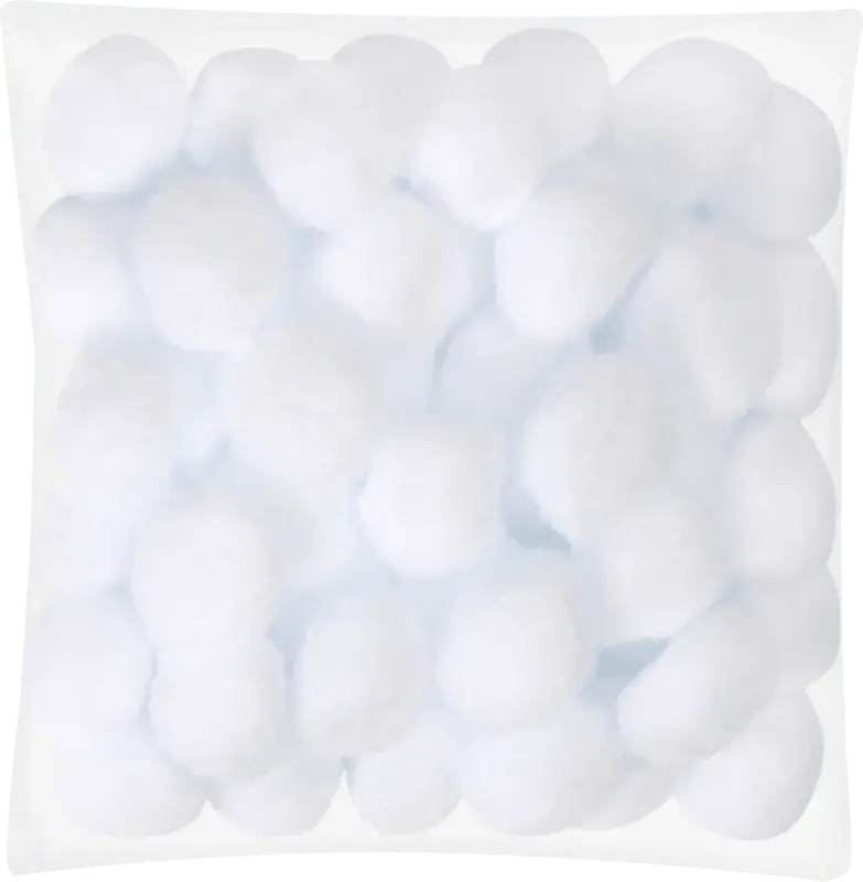 Dekorieren & Einrichten Stoffschneebälle