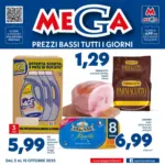 Supermercati Mega Prezzi bassi tutti i giorni - al 15.10.2025