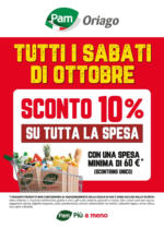 Pam sconto oriago ottobre - al 26.10.2025