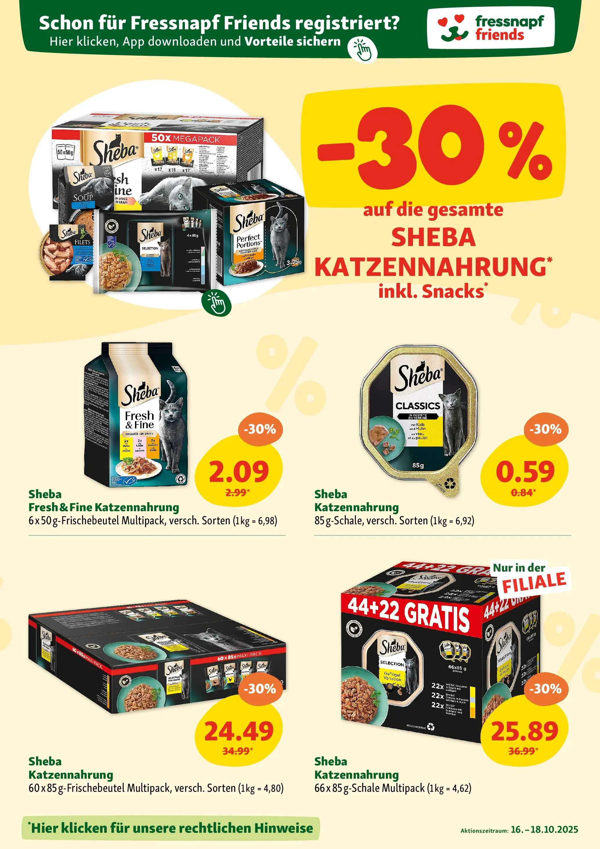 Fressnapf Flugblatt von 16.10.2025 - Aktuelle Angebote | Seite: 3
