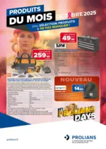 Prolians PRODUITS DU MOIS - au 31.10.2025