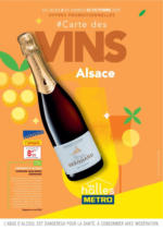Metro Metro Carte des vins Alsace - au 25.10.2025