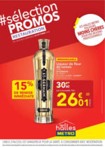 Metro Metro Sélection Promos Restauration - au 29.10.2025