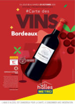 Metro Metro Carte des vins Bordeaux - au 25.10.2025