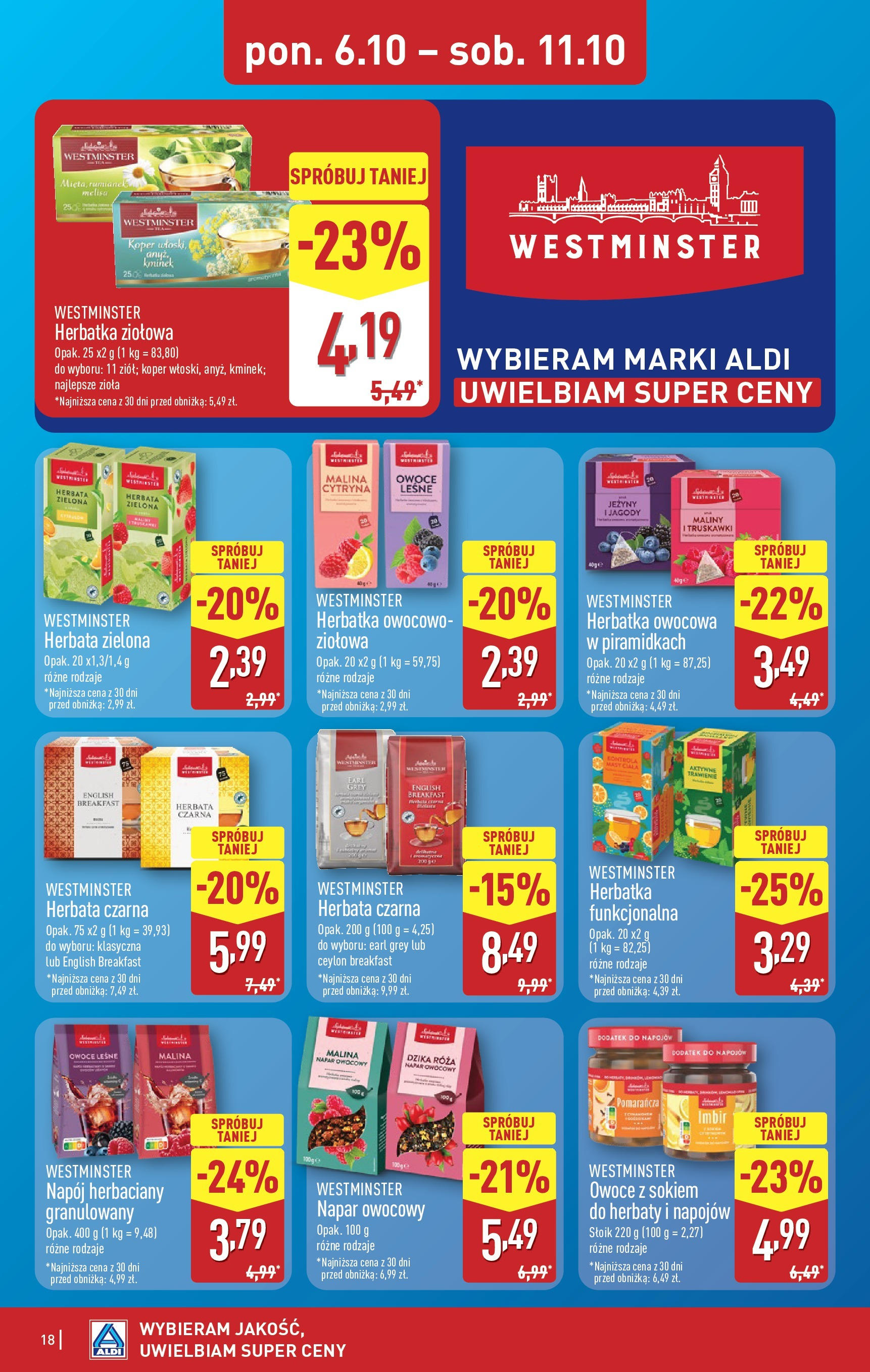 Aldi Gazetka od 06.10.2025 - Ulotka PDF, promocje | Strona: 18 | Produkty: Jagody, Malina, Maliny, Jeżyny