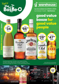 Preview of The Bottle-O - Good Value Booze, For Good Value People. QLD 06/10 - valid from 05.10.2025