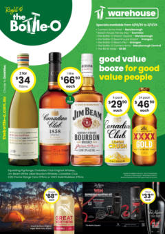 Preview of The Bottle-O - Good Value Booze, For Good Value People. QLD 06/10 - valid from 05.10.2025