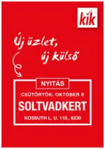 KiK: KiK újság érvényessége 2025.10.08-ig - 2025.10.08 napig
