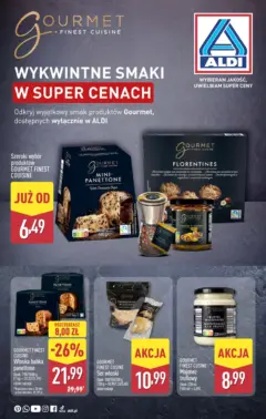 Pogląd oferty "Aldi Gazetka - Wykwintne smaki" - ważna od 06.10.2025
