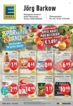 Edeka prospekt Oberhausen	 ab 06.10.2025 gültig