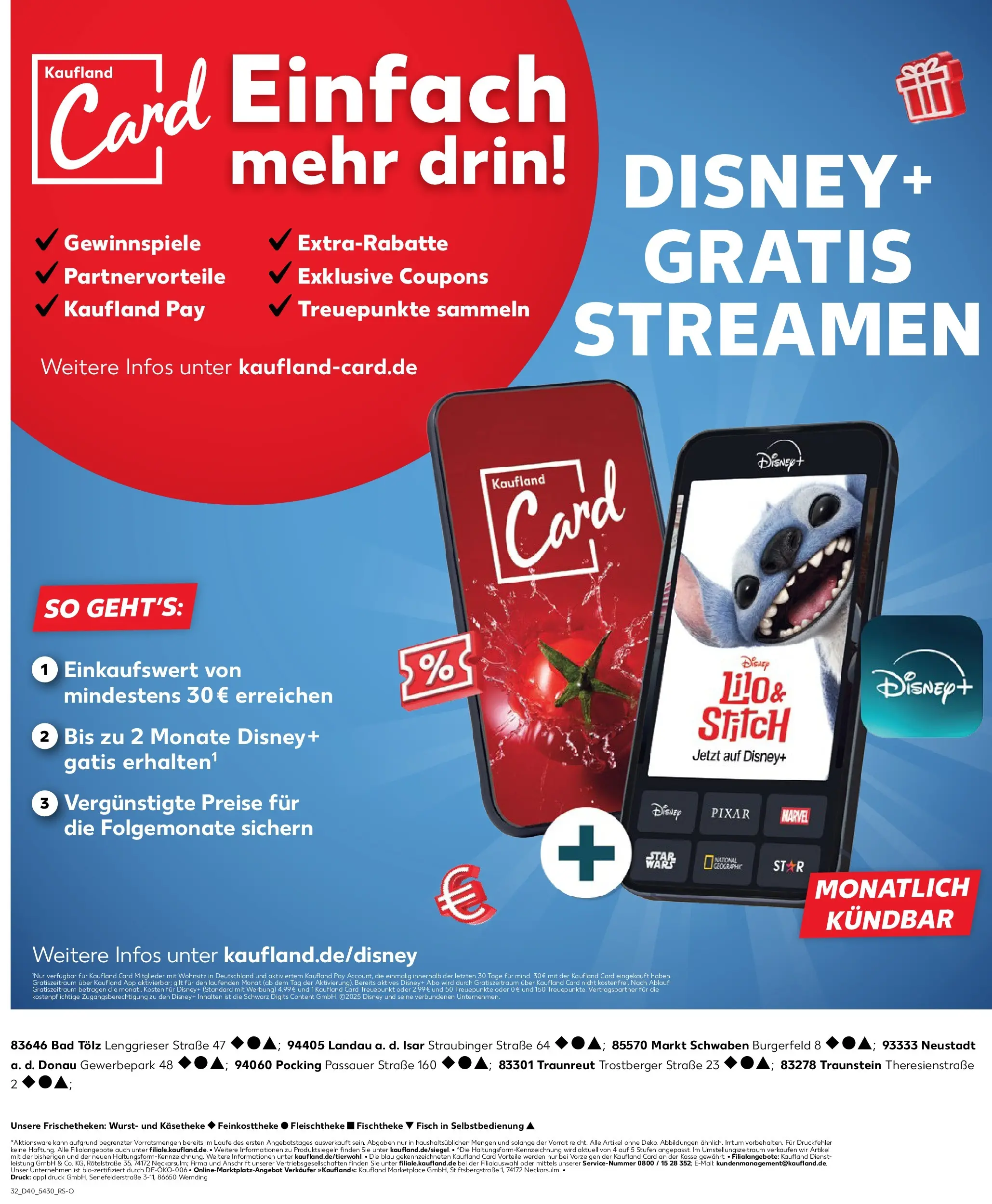 Prospekt Kaufland ab 05.10.2025 » Angebote Online zum Blättern | Seite: 32 | Produkte: Bad, Fisch, Wurst