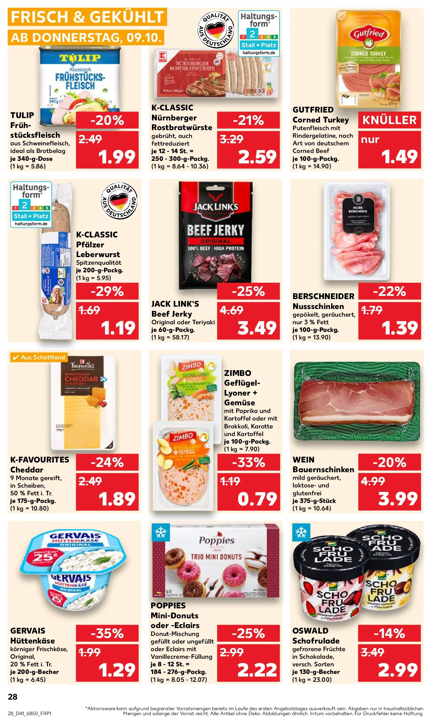 Prospekt Kaufland ab 08.10.2025 » Angebote und Werbung Online | Seite: 28 | Produkte: Donuts, Wein, Karotte, Fleisch Prospekt Kaufland ab 08.10.2025 » Angebote Online zum Blättern | Seite: 28 | Produkte: Donuts, Wein, Karotte, Fleisch
