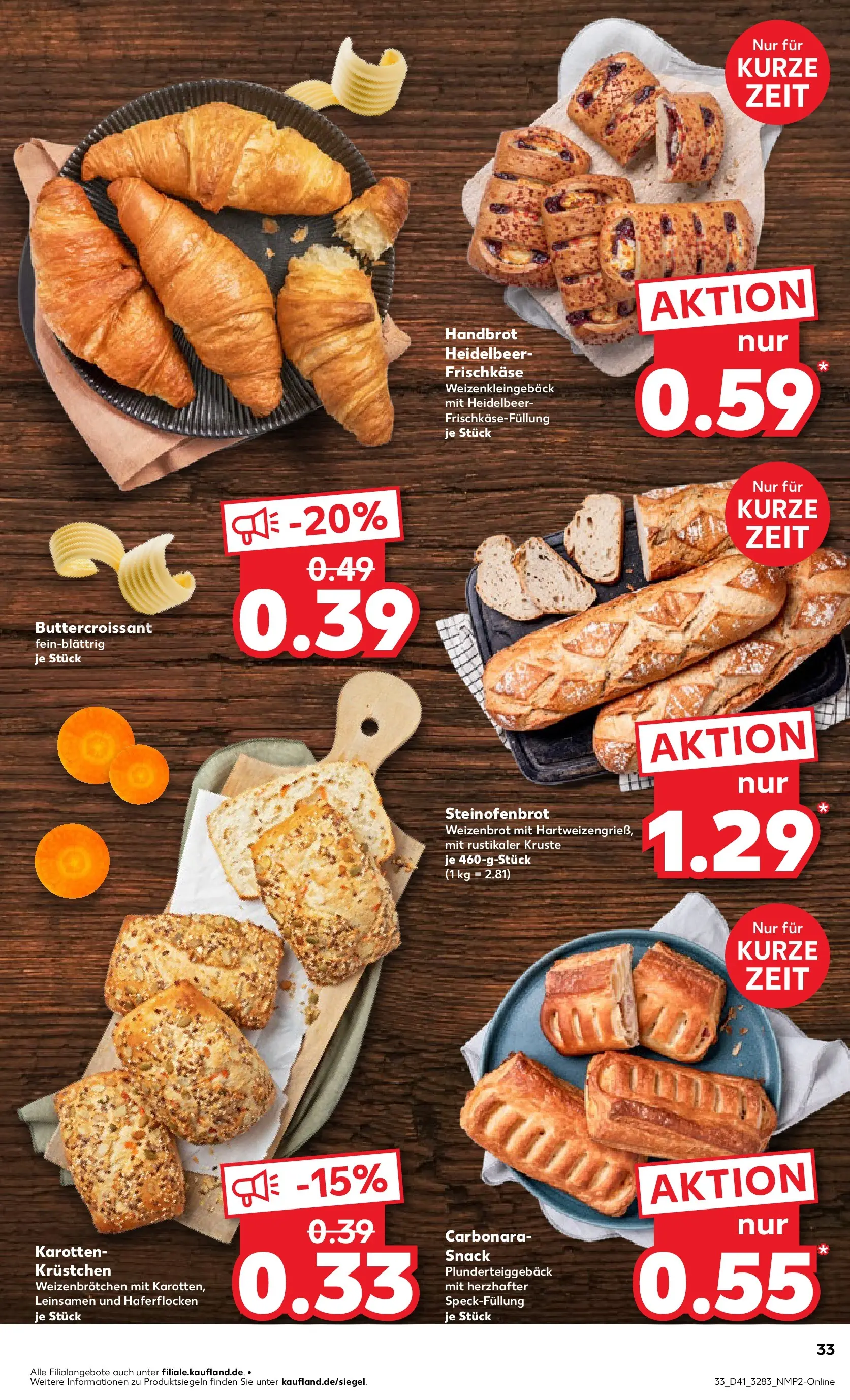 Prospekt Kaufland ab 08.10.2025 » Angebote Online zum Blättern | Seite: 35 | Produkte: Croissant, Frischkase