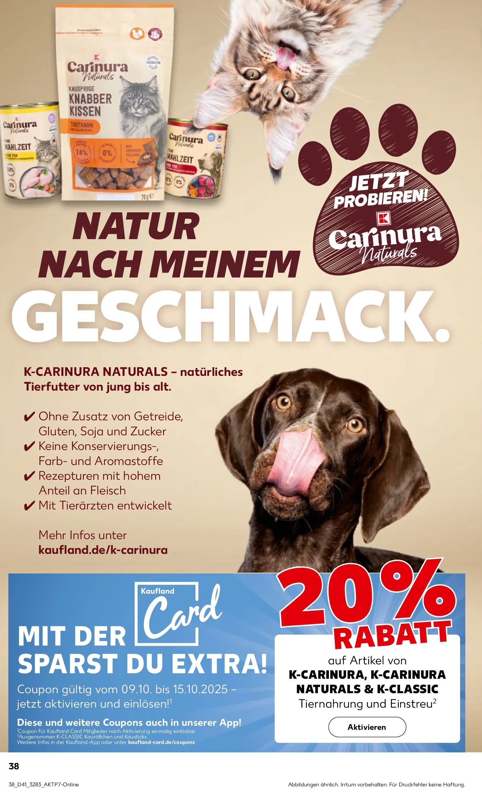 Prospekt Kaufland ab 08.10.2025 » Angebote Online zum Blättern | Seite: 40 | Produkte: Kissen, Zucker, Fleisch