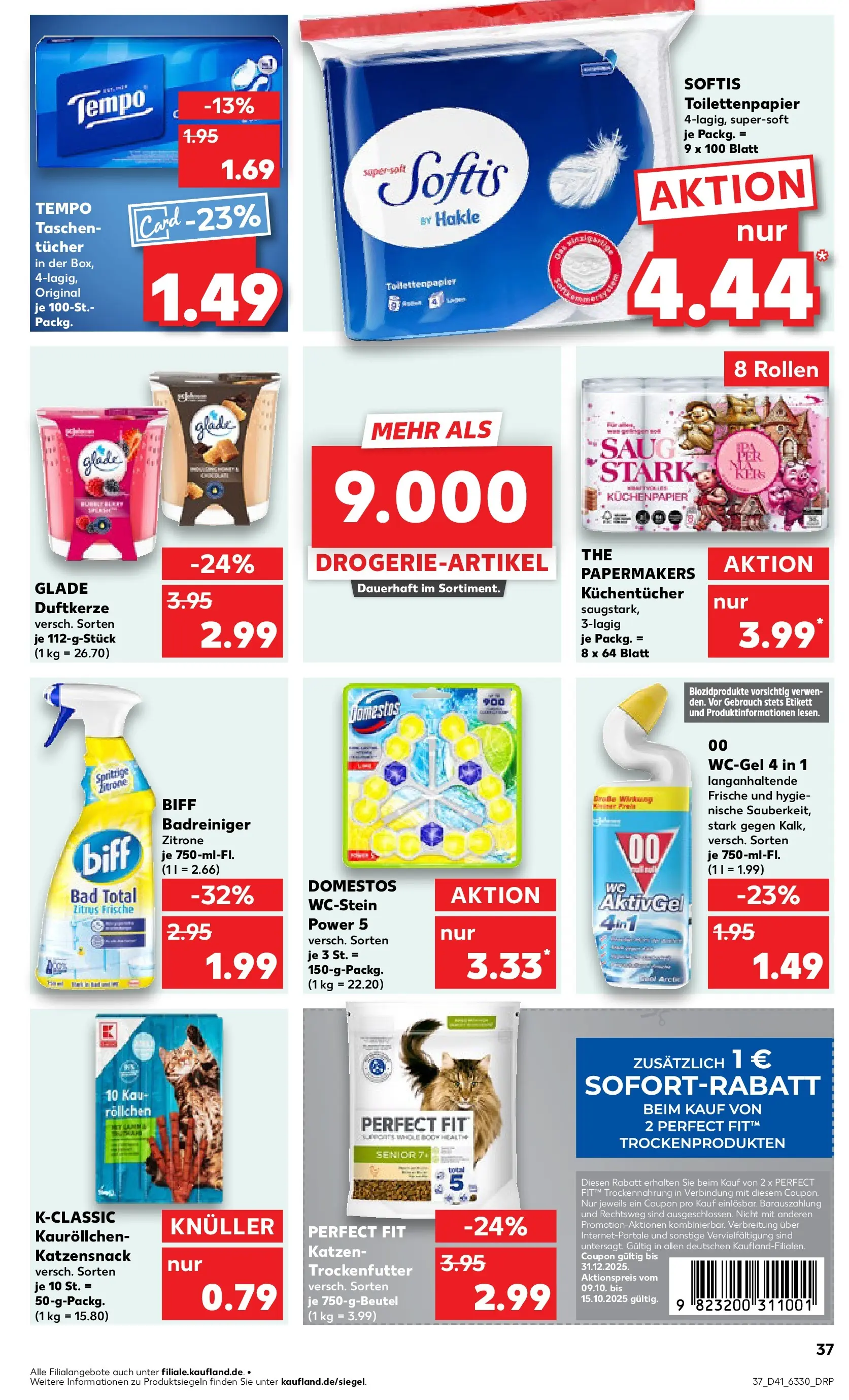 Prospekt Kaufland ab 08.10.2025 » Angebote und Werbung Online | Seite: 37 | Produkte: Bad, Tempo, Zitrone, Toilettenpapier Prospekt Kaufland ab 08.10.2025 » Angebote Online zum Blättern | Seite: 37 | Produkte: Bad, Tempo, Zitrone, Toilettenpapier