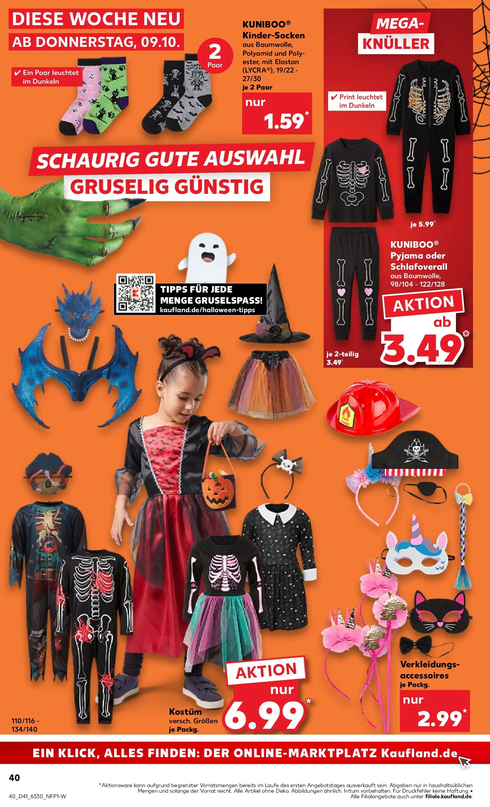 Prospekt Kaufland ab 08.10.2025 » Angebote und Werbung Online | Seite: 40 | Produkte: Pyjama Prospekt Kaufland ab 08.10.2025 » Angebote Online zum Blättern | Seite: 40 | Produkte: Pyjama