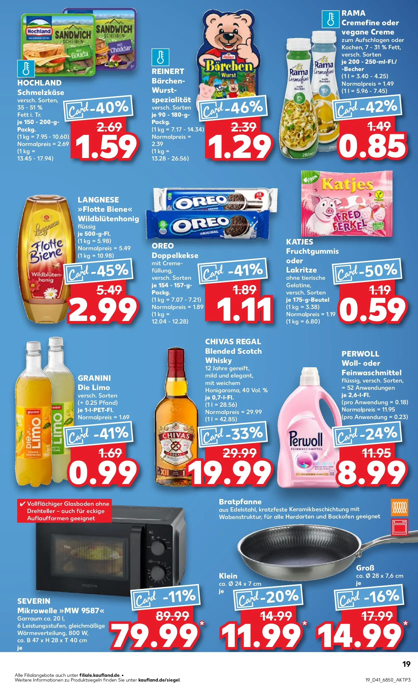 Prospekt Kaufland ab 08.10.2025 » Angebote und Werbung Online | Seite: 19 | Produkte: Whisky, Rama, Granini, Granini die limo Prospekt Kaufland ab 08.10.2025 » Angebote Online zum Blättern | Seite: 19 | Produkte: Whisky, Rama, Granini, Granini die limo