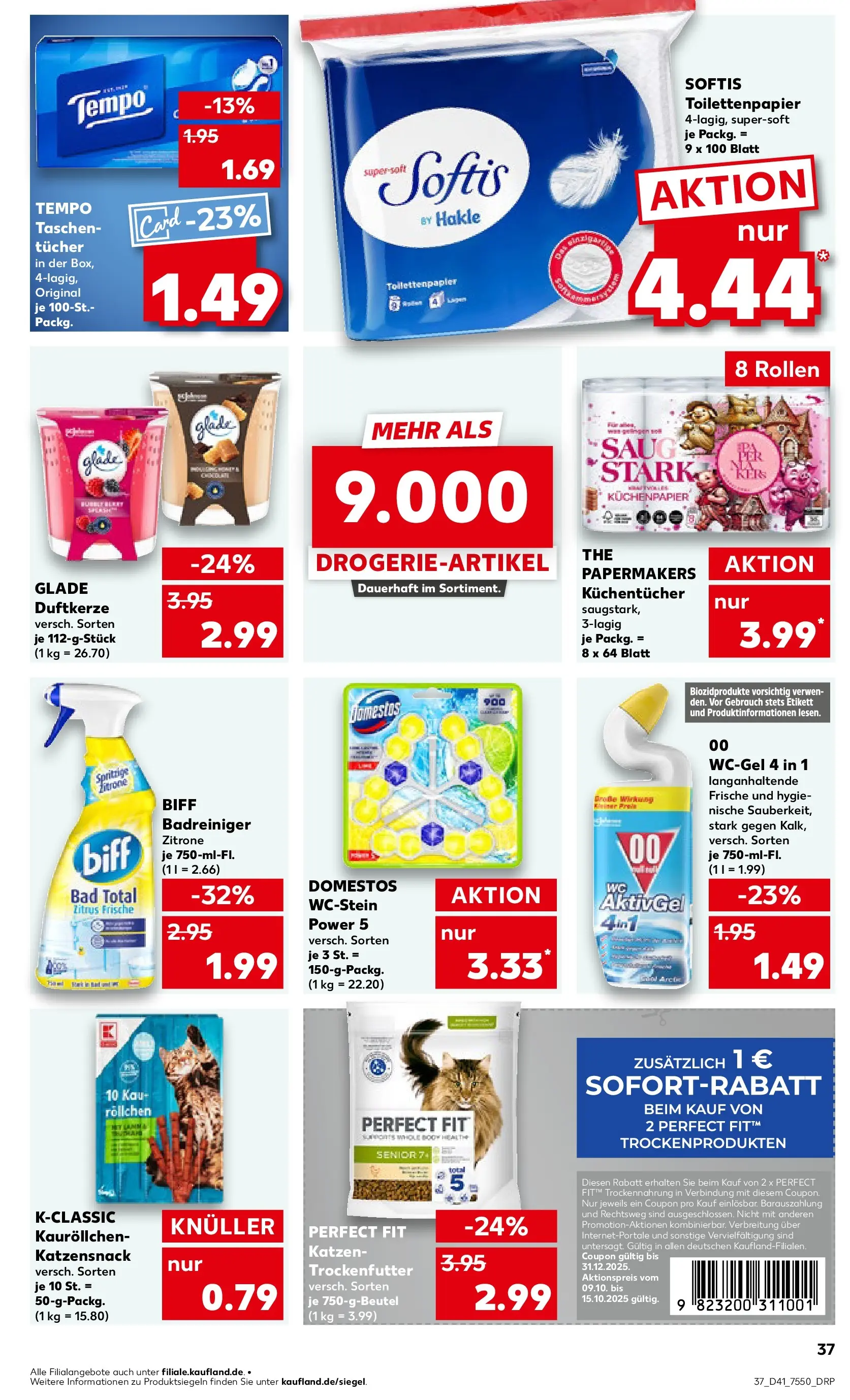 Prospekt Kaufland ab 08.10.2025 » Angebote und Werbung Online | Seite: 45 | Produkte: Bad, Tempo, Zitrone, Toilettenpapier Prospekt Kaufland ab 08.10.2025 » Angebote Online zum Blättern | Seite: 45 | Produkte: Bad, Tempo, Zitrone, Toilettenpapier