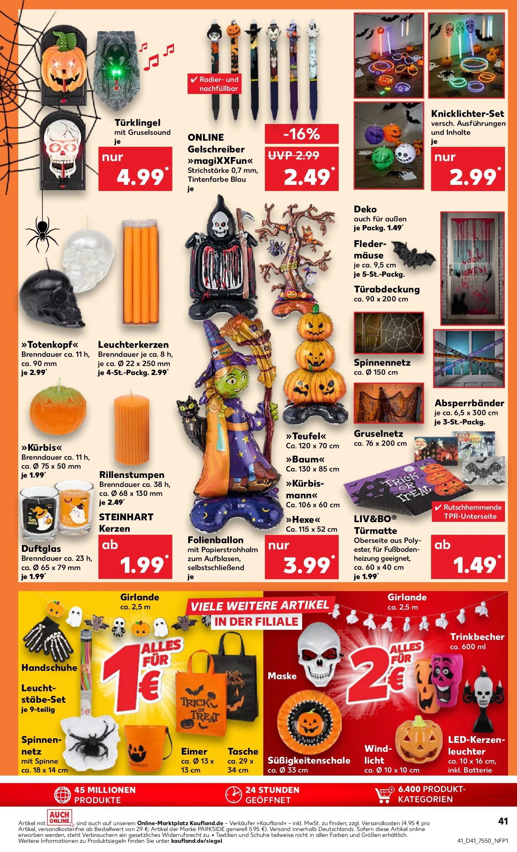 Prospekt Kaufland ab 08.10.2025 » Angebote und Werbung Online | Seite: 49 | Produkte: Tasche, Batterie, Maske, Handschuhe Prospekt Kaufland ab 08.10.2025 » Angebote Online zum Blättern | Seite: 49 | Produkte: Tasche, Batterie, Maske, Handschuhe