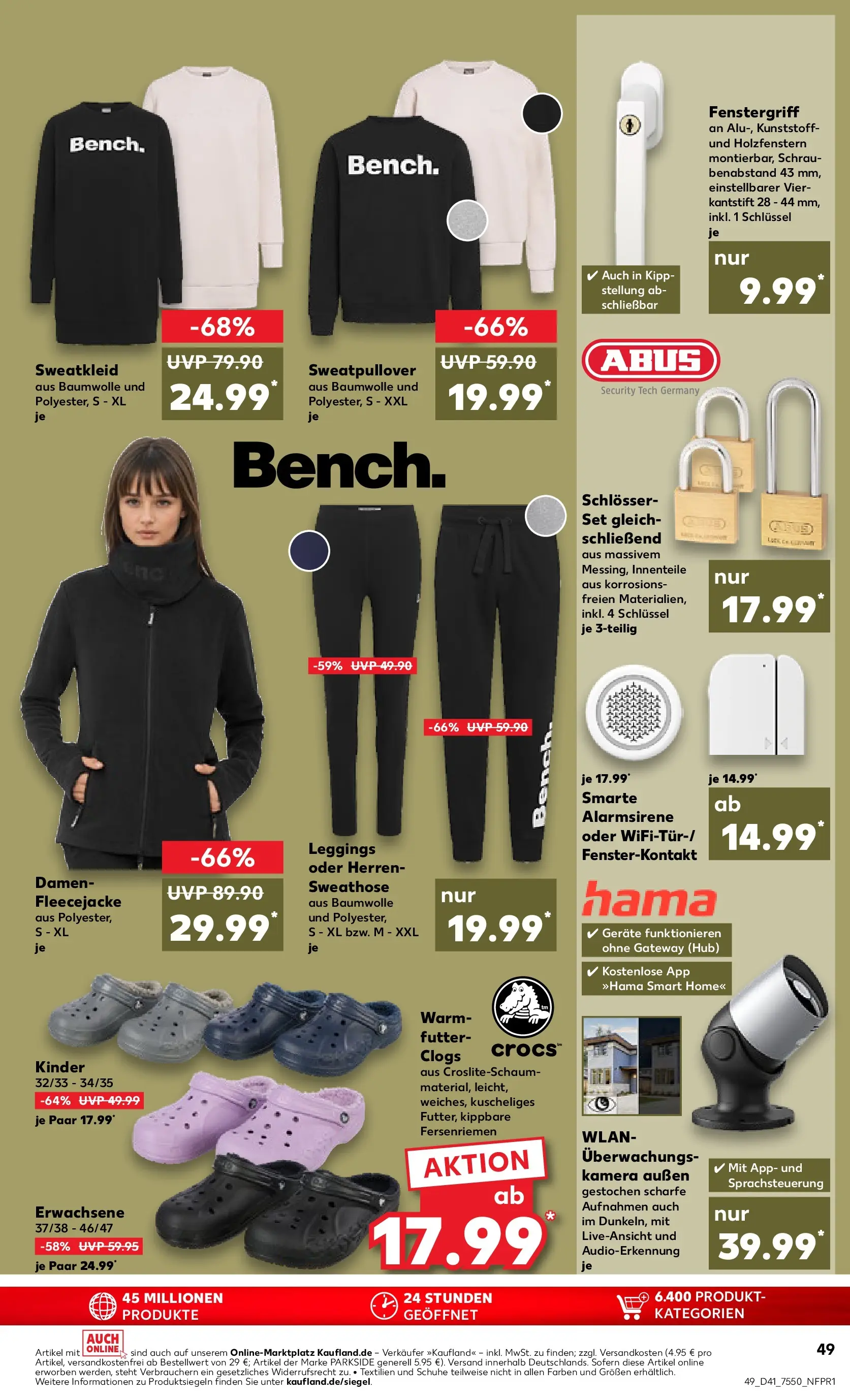 Prospekt Kaufland ab 08.10.2025 » Angebote Online zum Blättern | Seite: 49 | Produkte: Kamera, Sweathose, Leggings