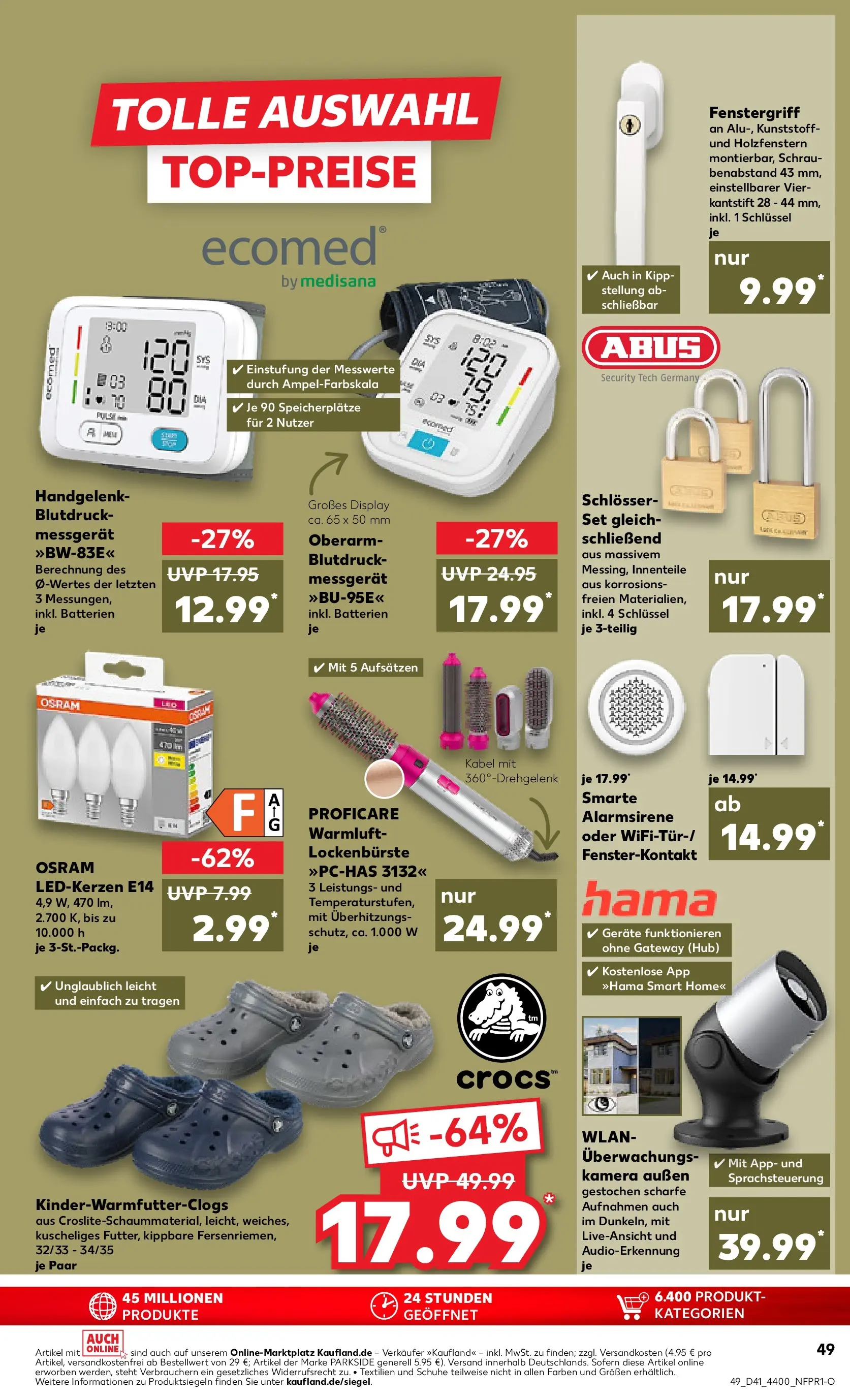 Prospekt Kaufland ab 09.10.2025 » Angebote und Werbung Online | Seite: 49 | Produkte: Kamera, Kabel, Batterien, Monitor Prospekt Kaufland ab 09.10.2025 » Angebote Online zum Blättern | Seite: 49 | Produkte: Kamera, Kabel, Batterien, Monitor