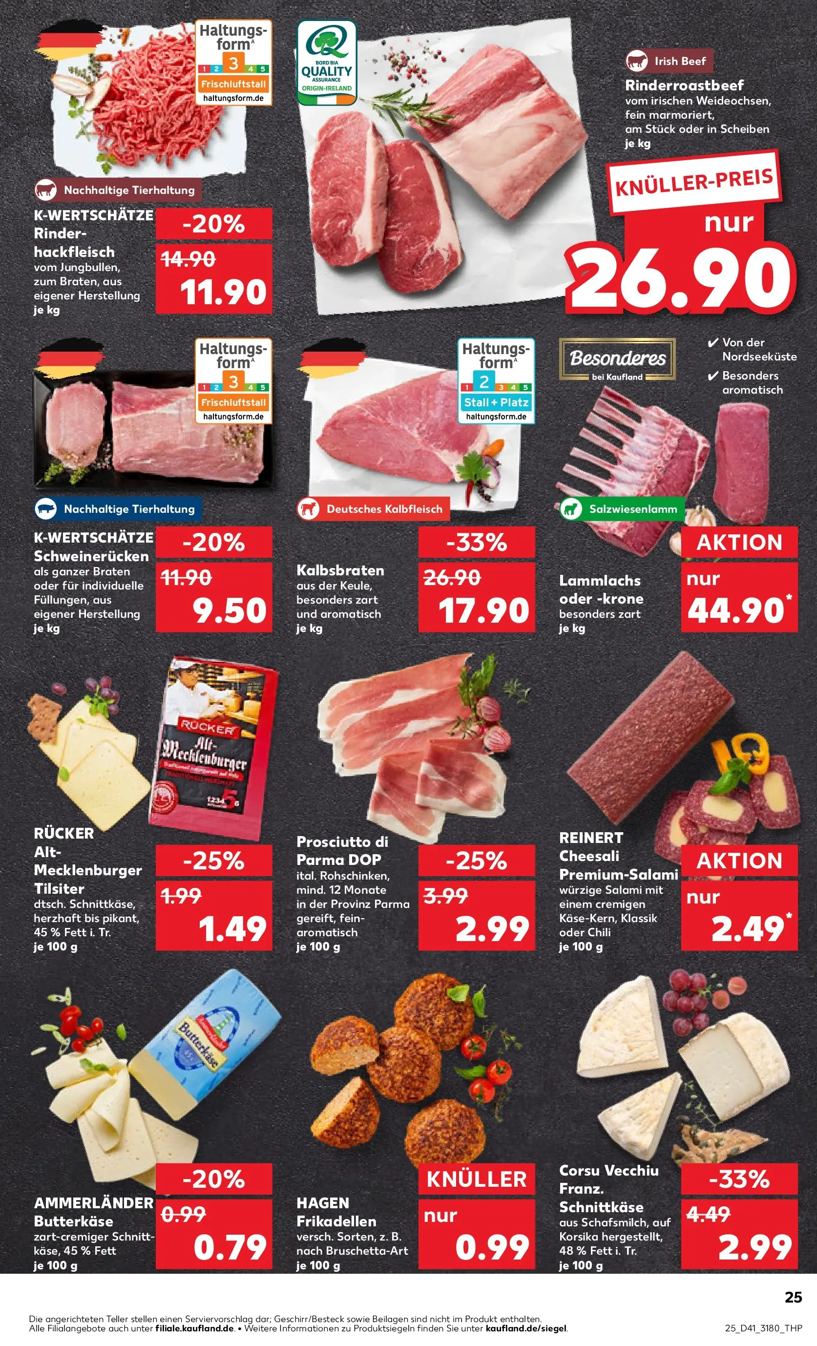 Prospekt Kaufland ab 09.10.2025 » Angebote und Werbung Online | Seite: 25 | Produkte: Chili, Schweinerucken, Salami, Hackfleisch Prospekt Kaufland ab 09.10.2025 » Angebote Online zum Blättern | Seite: 25 | Produkte: Chili, Schweinerucken, Salami, Hackfleisch