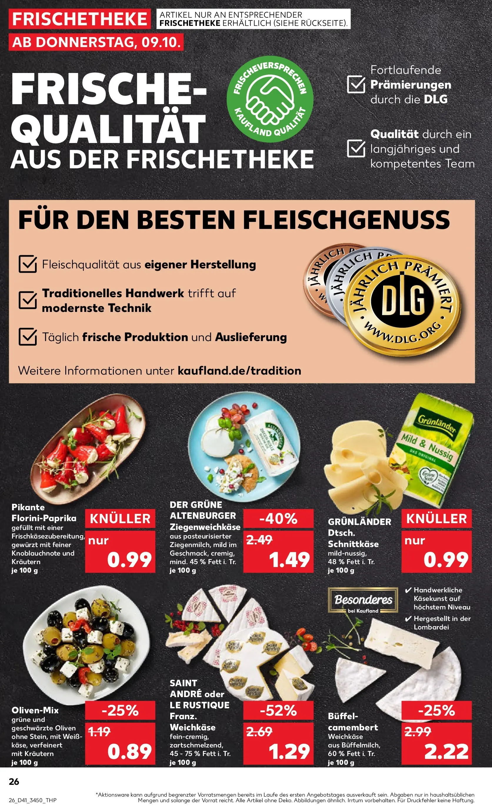 Prospekt Kaufland ab 08.10.2025 » Angebote Online zum Blättern | Seite: 26 | Produkte: Grunlander