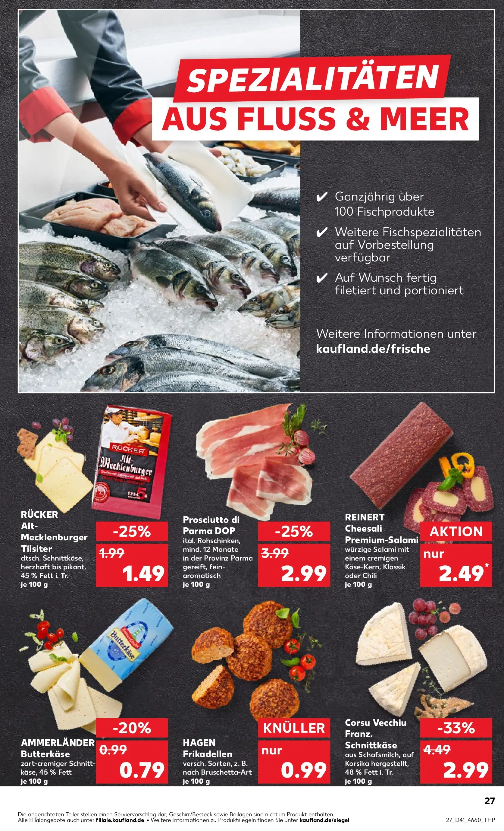 Prospekt Kaufland ab 09.10.2025 » Angebote Online zum Blättern | Seite: 27 | Produkte: Chili, Salami