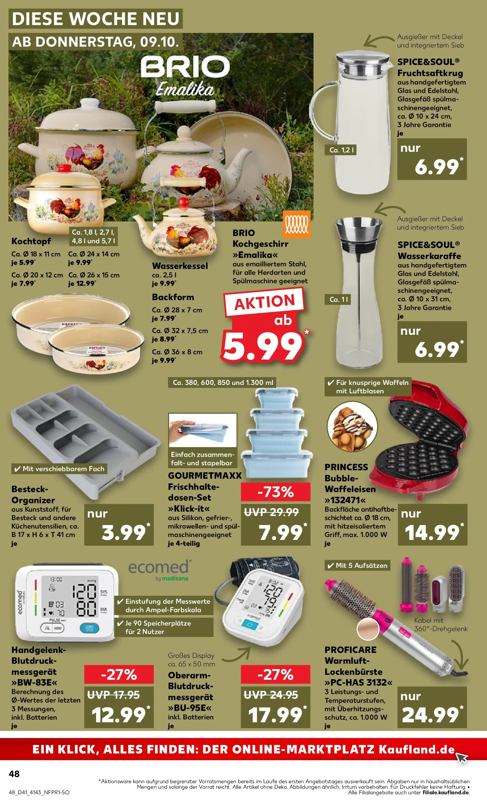 Prospekt Kaufland ab 09.10.2025 » Angebote und Werbung Online | Seite: 48 | Produkte: Kabel, Batterien, Waffeln, Monitor Prospekt Kaufland ab 09.10.2025 » Angebote Online zum Blättern | Seite: 48 | Produkte: Kabel, Batterien, Waffeln, Monitor