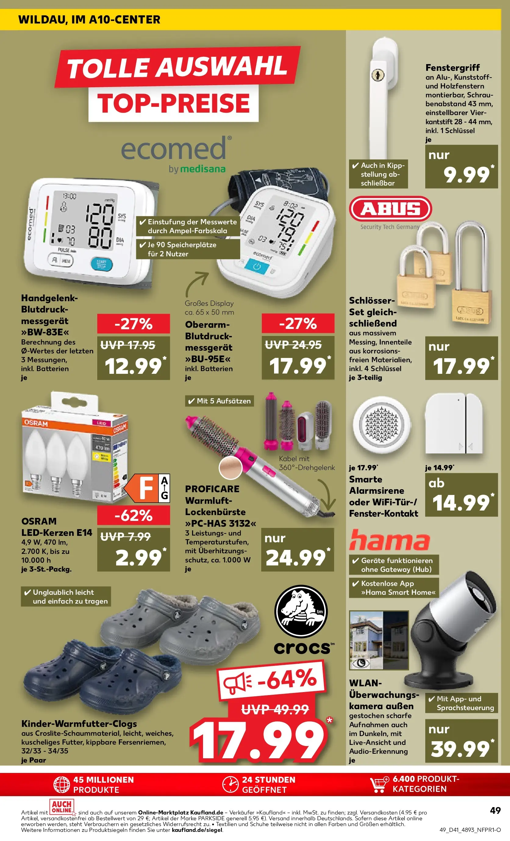 Prospekt Kaufland ab 09.10.2025 » Angebote und Werbung Online | Seite: 49 | Produkte: Kamera, Kabel, Batterien, Monitor Prospekt Kaufland ab 09.10.2025 » Angebote Online zum Blättern | Seite: 49 | Produkte: Kamera, Kabel, Batterien, Monitor