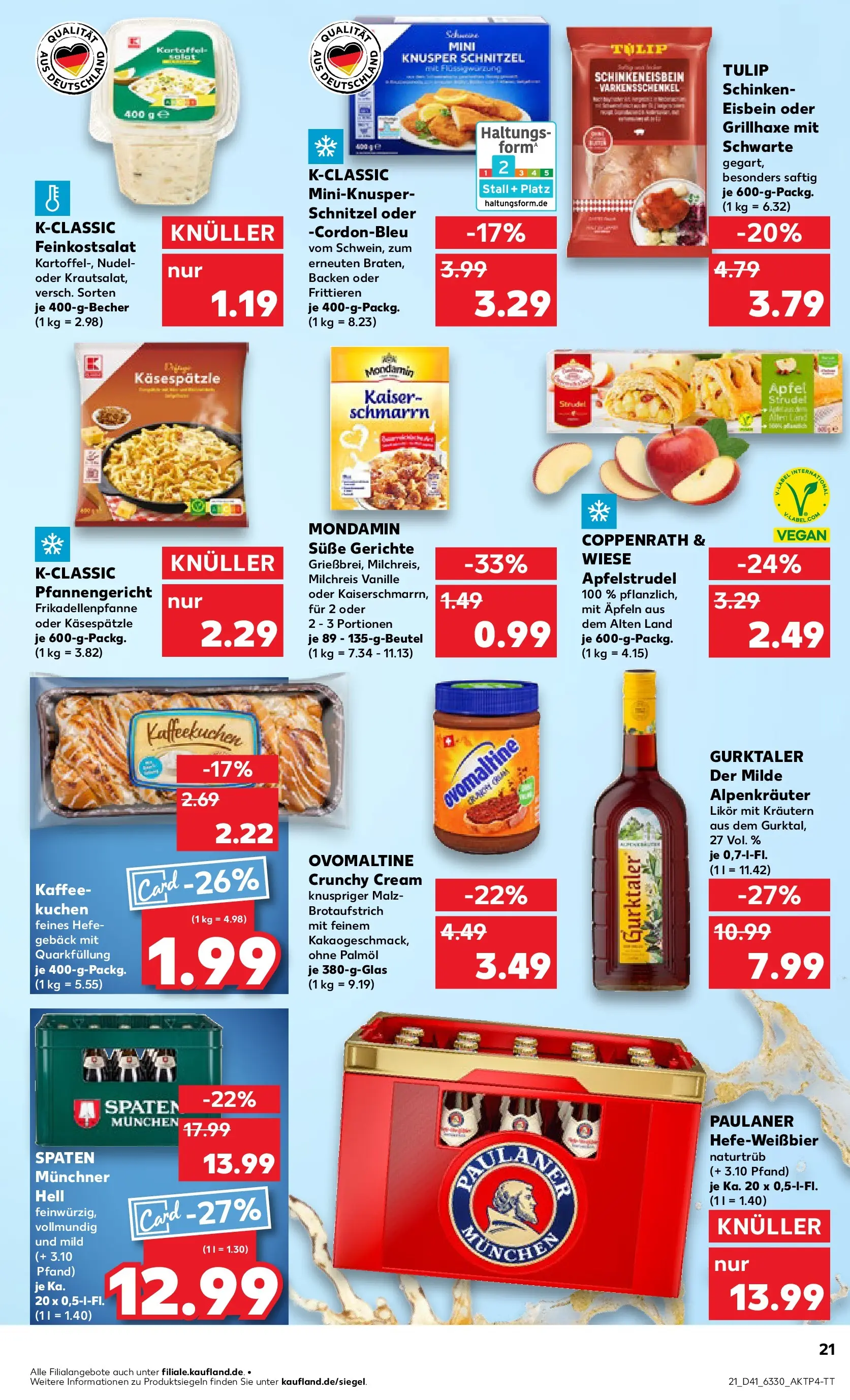 Prospekt Kaufland ab 08.10.2025 » Angebote und Werbung Online | Seite: 21 | Produkte: Ovomaltine, Äpfel, Apple, Kuchen Prospekt Kaufland ab 08.10.2025 » Angebote Online zum Blättern | Seite: 21 | Produkte: Ovomaltine, Äpfel, Apple, Kuchen