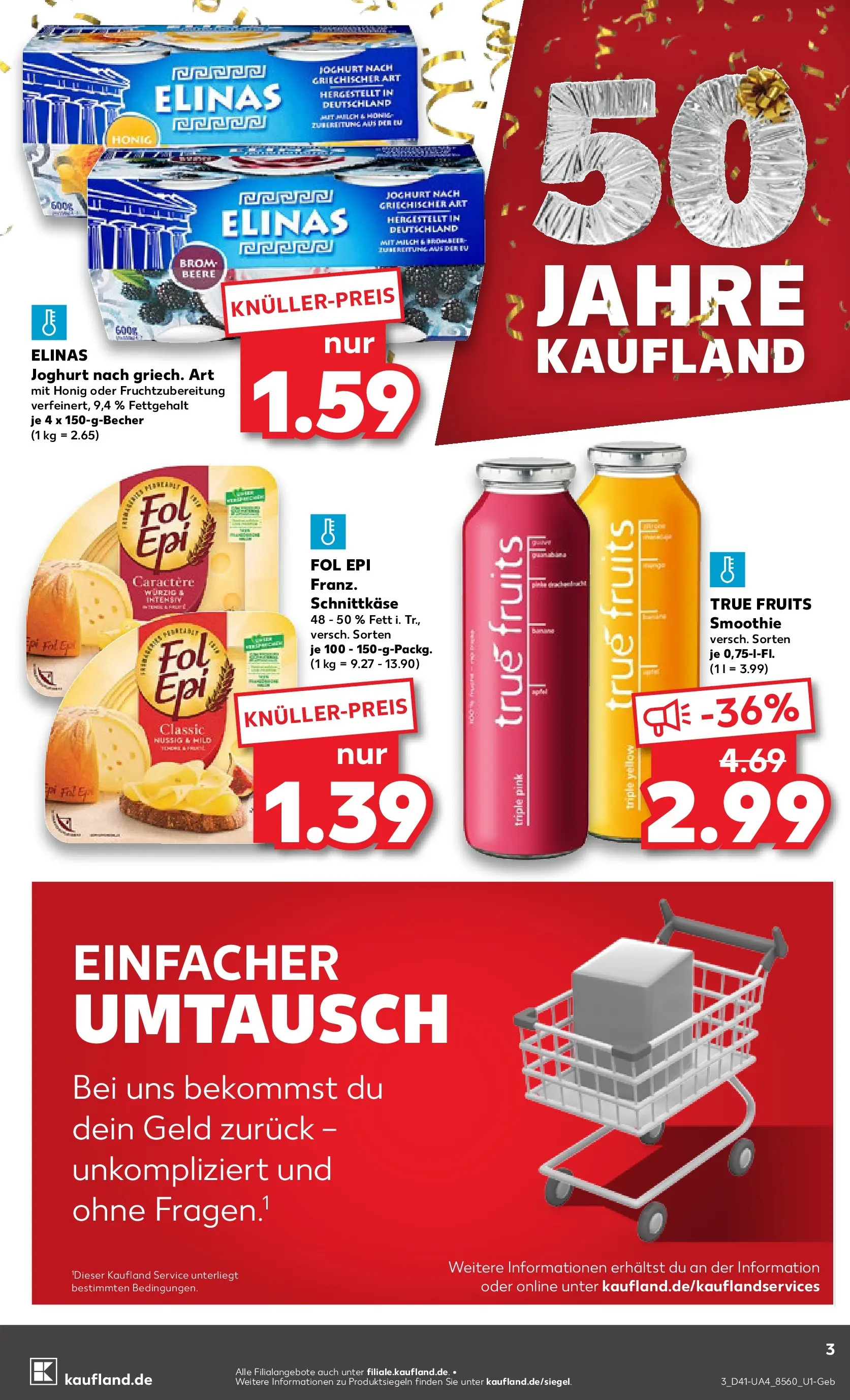 Prospekt Kaufland ab 08.10.2025 » Angebote und Werbung Online | Seite: 3 | Produkte: Milch, Joghurt Prospekt Kaufland ab 08.10.2025 » Angebote Online zum Blättern | Seite: 3 | Produkte: Milch, Joghurt