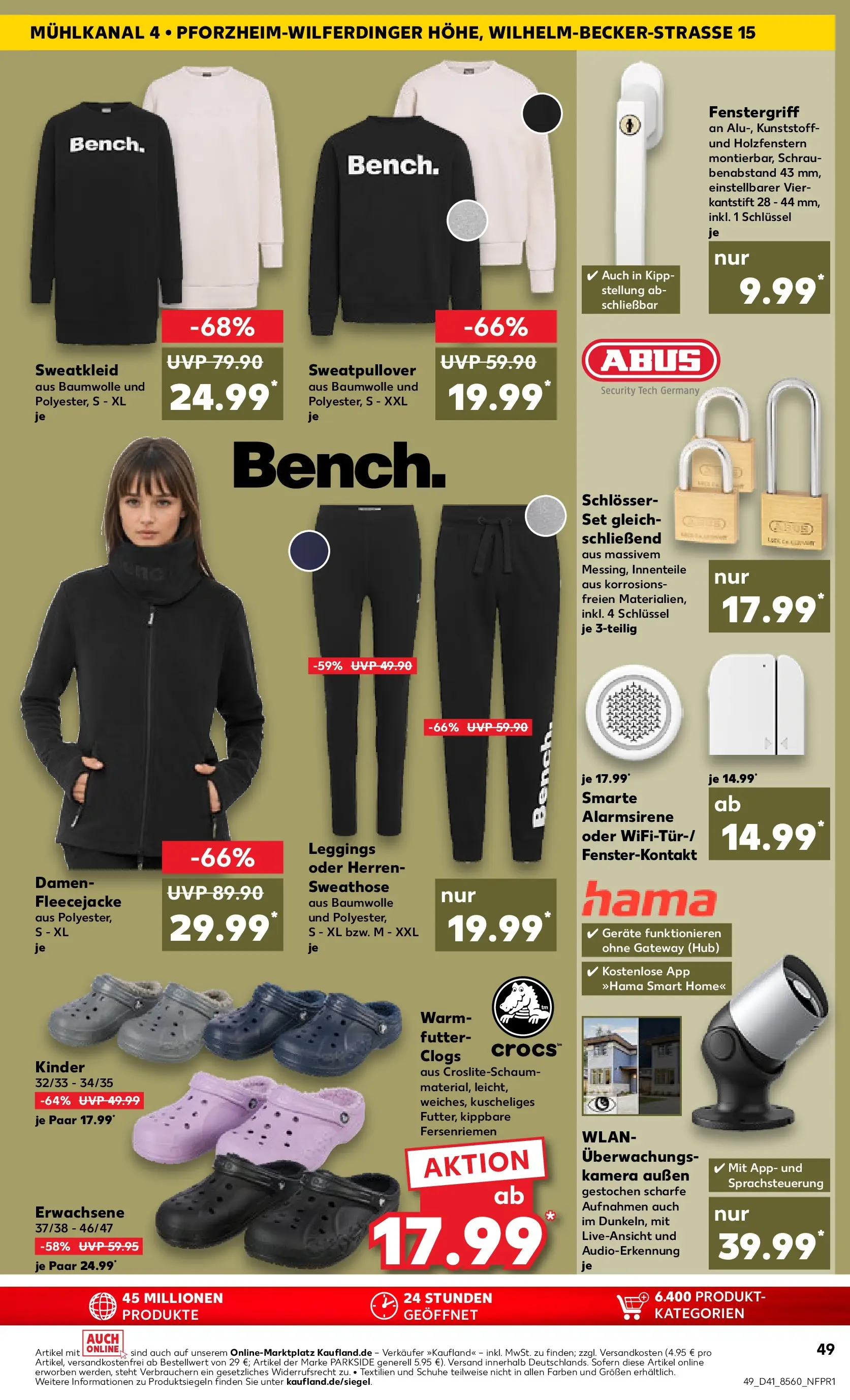 Prospekt Kaufland ab 08.10.2025 » Angebote und Werbung Online | Seite: 57 | Produkte: Kamera, Sweathose, Sweatshirt, Leggings Prospekt Kaufland ab 08.10.2025 » Angebote Online zum Blättern | Seite: 57 | Produkte: Kamera, Sweathose, Sweatshirt, Leggings