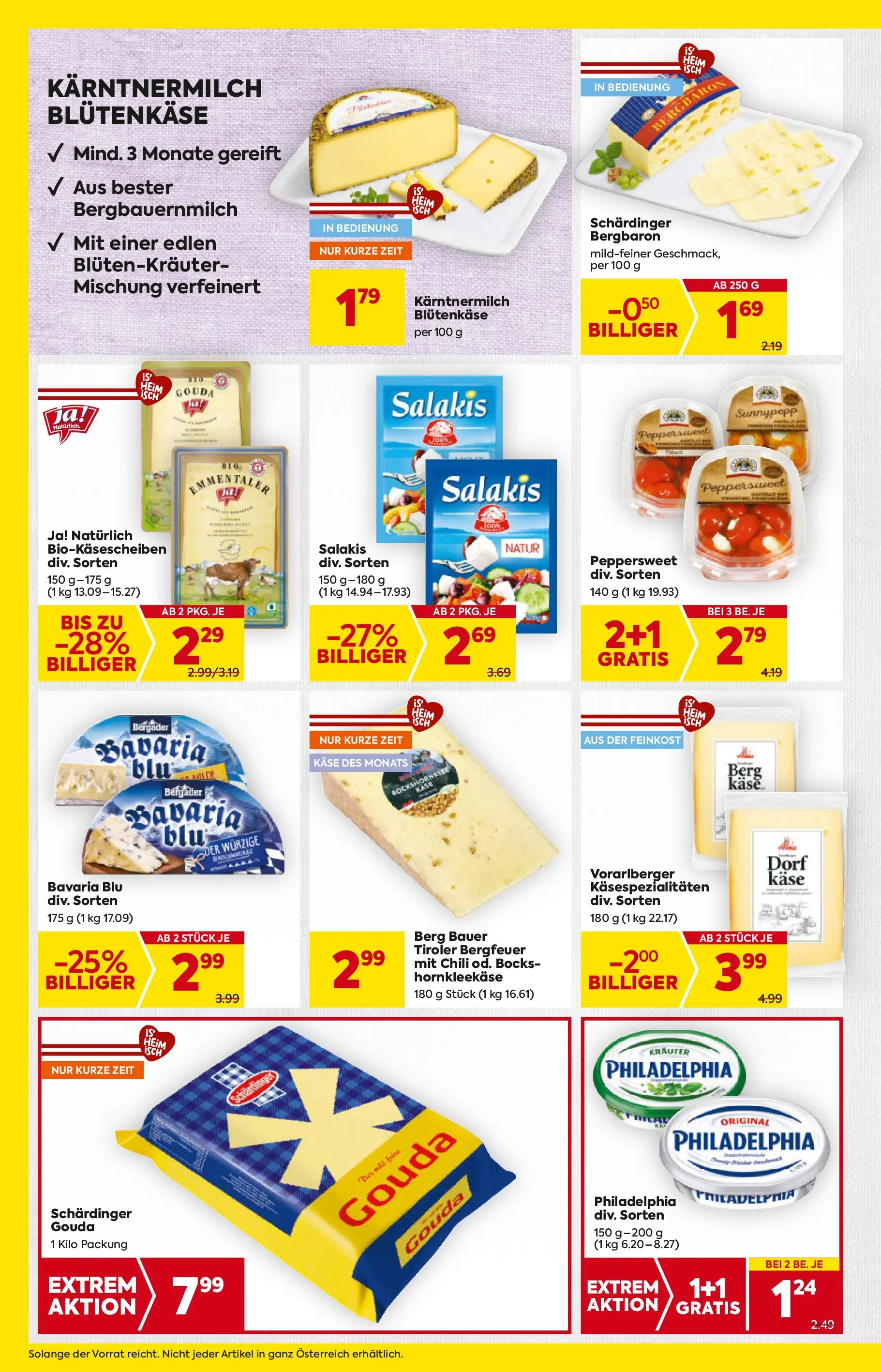 Billa Flugblatt - Wien ab 09.10.2025 - Angebote, Prospekt | Seite: 12 | Produkte: Chili, Käse