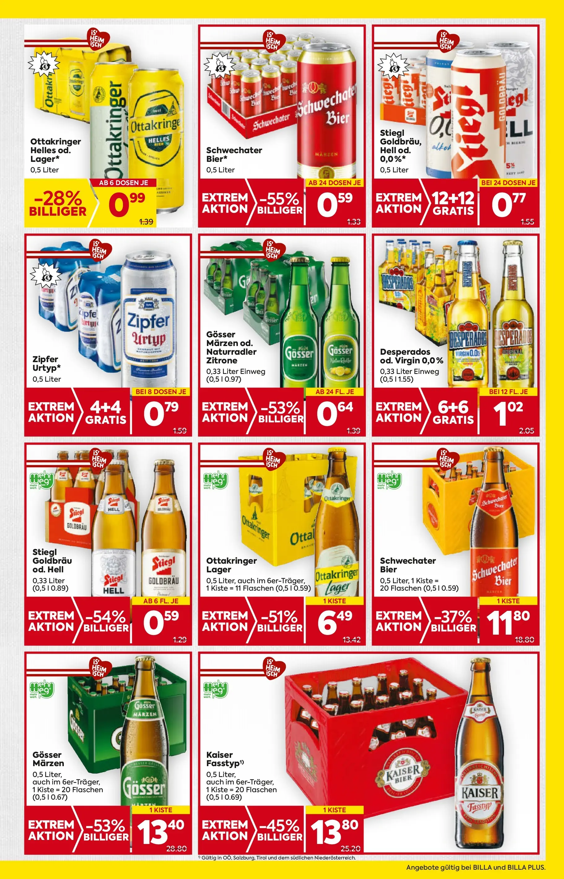 Billa Flugblatt - Kitzbuehel, Zell Am Ziller, Brixlegg ab 09.10.2025 - Angebote, Prospekt | Seite: 17 | Produkte: Zitrone, Bier