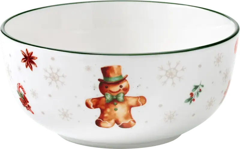 Dekorieren & Einrichten Müslischale Lebkuchenmännchen mit Zylinder