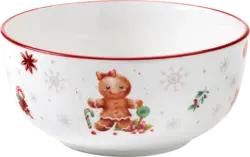 Dekorieren & Einrichten Müslischale Lebkuchenmädchen mit Schleife