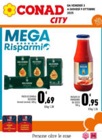 Conad City MEGA RISPARMIO - al 09.10.2025