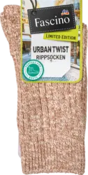 Fascino Socken in Mouliné-Optik braun Gr. 39-42