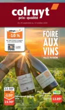 Colruyt FOIRE AUX VINS JURA VALLÉE DU RHÔNE - au 12.10.2025