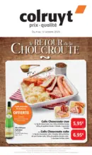 Colruyt Le retour de la choucroute - au 12.10.2025