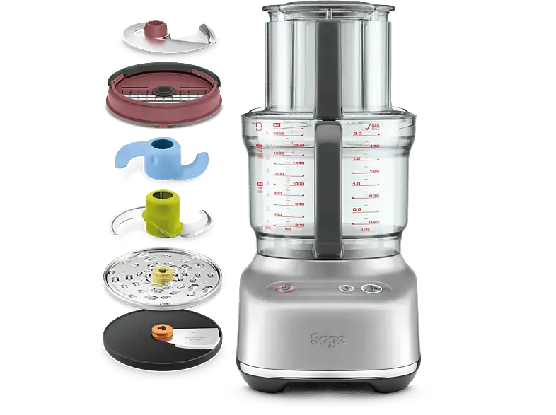 Sage SFP838BSS2FEU1 the Paradice™ 16 Food-Processor Gebürstetes Edelstahlgrau (900 Watt)