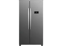 Indesit INGF 6441 XP4E Side-by-Side, Kühl- und Gefrierkombination (442 l, E, 1770 mm hoch, Edelstahloptik)