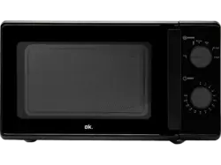 ok. OMW 1722 B Mikrowelle Solo 17l Schwarz (700 Watt, , 17 l, Schwarz)